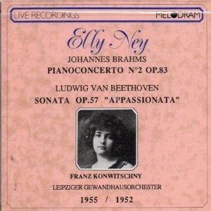 Franz Konwitschny, Ney Elly / Brahms: Pianoconcerto No.2 Op.83, Beethoven: Sonata Op.57 Appassionata (수입/미개봉/mel18015)