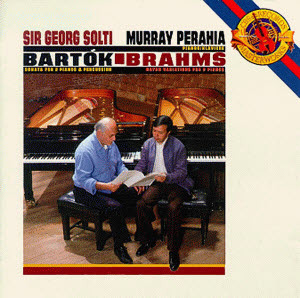 Murray Perahia, Georg Solti / Bartok, Brahms : Works for Two Pianos (미개봉/cck7401)