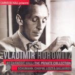 [중고] Vladimir Horowitz / At Carnegie Hall - The Private Collection : Schumann, Chopin, Liszt, Balakirev (s70383c)
