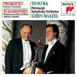 [중고] Yo-Yo Ma, Lorin Maazel / Prokofiev : Sinfonia Concertante Op.125, TchaIkovsky : Variations on a Rococo Theme Op.33, Andante Cantabile (수입/sk48382)