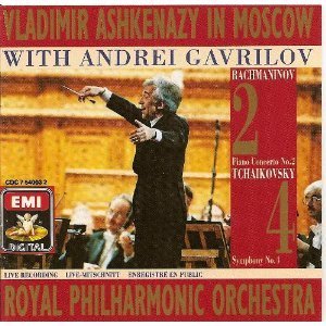 [중고] Vladimir Ashkenazy, Andrei Gavrilov / Tchaikovsky Symphony No.4 &amp; Rachmaninov Piano Concerto No.2 (수입/cdc7540032)