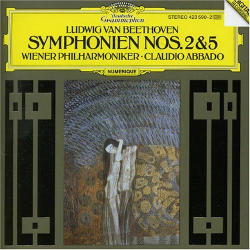 [중고] Claudio Abbado / Beethoven : Symphonies Nos. 2, 5 (수입/4235902)