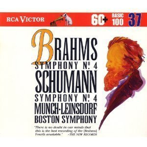[중고] Charles Munch, Erich Leinsdorf / Brahms: Symphony No. 4, Schumann: Symphony No. 4 (bmgcd9837)