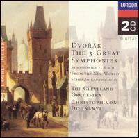 [중고] Christoph von Dohnanyi / Dvorak: 3 Great Symphonies (수입/2CD/4521822)