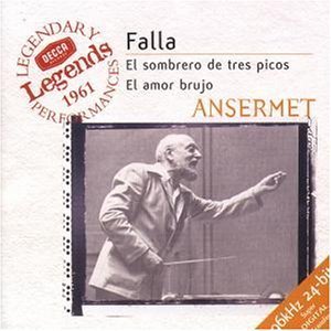 [중고] Ernest Ansermet / Falla : El Sombrero de Tres Picos, La Vida Breve, El Amor Brujo (수입/4669912)