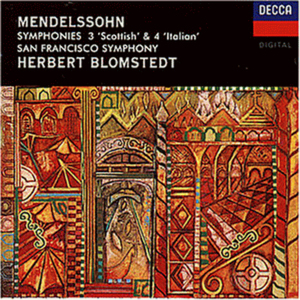[중고] Herbert Blomstedt / 멘델스존 : 교향곡 3번 &#039; 스코틀랜드&#039;, 4번 &#039;이탈리아&#039; (Mendelssohn : Symphony No3 &#039;Scottish&#039;, No.4 &#039;Italian&#039;/수입/4338112)