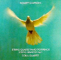 [중고] Coull String Quartet / Robert Simpson : String Quartet No.10, 11 (수입/cda66225)