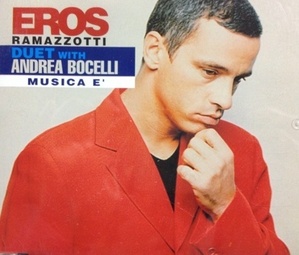 [중고] Eros Ramazzotti / Musica E (Duet With Andrea Bocelli (Single/홍보용)