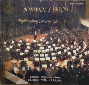 [중고] Herbert Von Karajan / Bach: Brandenburg Concerto No.1,2,3,5 (wrc002sb)