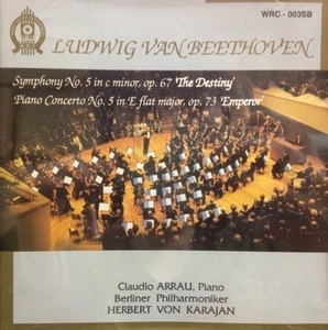 [중고] Herbert Von Karajan / Beethoven: Symphony No.5 The Destiny (wrc003sb)