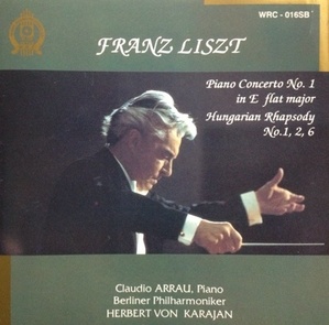 [중고] Claudio Arrali, Herbert Von Karajan / Liszt: Piano Concerto No.1, Hungarian Rhapsody (wrc016sb)