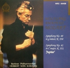 Herbert Von Karajan / Mozart: Symphony No.40 No.41 &#039;jupiter&#039; (미개봉/wrc004sb)