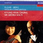 [중고] 정경화, Sir Georg Solti / Edward Elgar, Alban Berg - Violin Concertos (4526962)