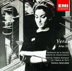[중고] Maria Callas / Verdi : Arias III (수입/724356646223)