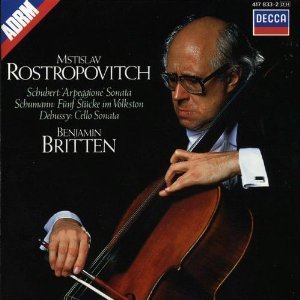 [중고] Benjamin Britten, Mstislav Rostropovich / Schubert: Sonata for Arpeggione and Piano / Schumann: Funf Stucke im Volkston / Debussy: Sonata for Cello and Piano (dd0104)