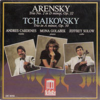 [중고] Cardens, Golabek, Solow / Arensky, Tchaikovsky : Piano Trio (수입/de3056)