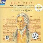 [중고] Lindsay String Quartet / Beethoven : Late String Quartets Op127.130.131.132.135 (수입/4CD/cddcs403)