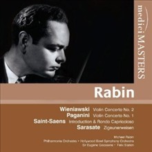 [중고] Michael Rabin / Wieniawski : Violin Concerto No.2 &amp; Paganini : Violin Concerto No.1 (수입/mm0232)