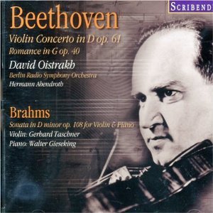 [중고] David Oistrakh / Beethoven : Violin Concerto Op.61, Romance No.1 Op.40, Violin Sonata No.3 Op.108 (수입/sc009)
