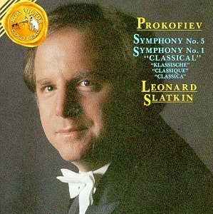 Leonard Slatkin / Prokofiev : Symphonies 1 &amp; 5 (수입/미개봉/홍보용/09026613502)