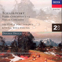 정경화, Victoria Postnikova / Tchaikovsky : Piano Conertos 1-3 Etc (2CD/미개봉/dd4345)