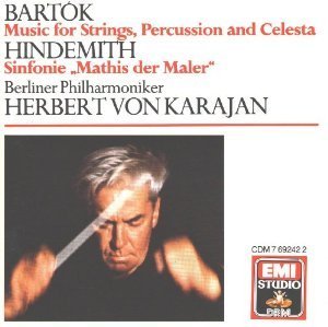 [중고] Herbert Von Karajan / Karajan conducts Bartok: Music for Strings, Percussion and Celesta; Hindemith: Sinfonie Mathis der Maler (수입/cdm7692422/ksc20027)