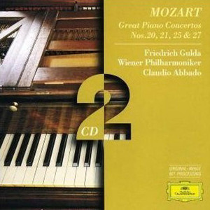 [중고] CLAUDIO ABBADO, FRIEDRICH GULDA / MOZART - PIANO CONCERTOS NO20.21.25.27 (수입/2CD/4530792)