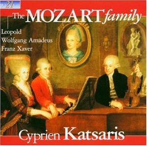 [중고] Cyprien Katsaris / 모차르트가(家)의 음악 (The Mozart Family) (수입/p21019)