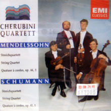 [중고] Cherubini-Quartett / Mendelssohn, Schumann : Streichquartette (수입/cdc7541412)