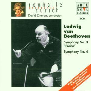 [중고] David Zinman / 베토벤: 교향곡 3, 4번 (Beethoven: Symphony No.3 Op.55, No.4) (수입/74321592142)