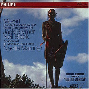 [중고] Jack Brymer, Neil Black, Neville Marriner / 모차르트 : 클라리넷 협주곡, 오보에 협주곡 (Mozart : Clarinet Concerto K.622, Oboe Concerto K.314) (수입/4164832)