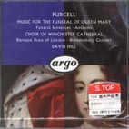 [중고] David Hill / Purcell : Music For The Funeral Of Queen Mary (수입/4368332)