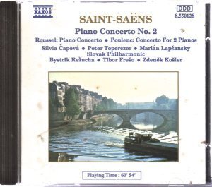 [중고] V.A. / Saint-saens, Roussel, Poulenc: Piano Concertos (수입/8550128)