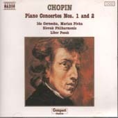 [중고] Ida Cernecka, Marian Pivka, Libor Pesek / Chopin - Piano Concerto No.1 &amp; 2 (수입/8550019)