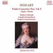 [중고] Takako Nishizaki, Capella Istropolitana,  Stephen Gunzenhauser / Mozart - Violin Concertos Nos.3 &amp; 5 (수입/8550063)