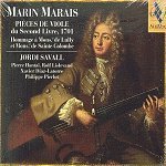 [중고] Jordi Savall / Marin Marais : Pieces De Viole Du Second Livre 1701 (Digipack/수입/av9828)