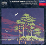 [중고] Kathleen Ferrier / Kathleen Ferrier - Song Recital (수입/4300612)