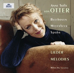 [중고] Anne Sofie Von Otter / Meyerbeer, Beethoven, Spohr : Lieder Melodies (수입/4690742)