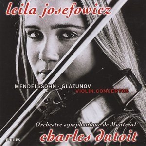 [중고] Leila Josefowicz / Mendelssohn, Glazunov : Violin Concertos (수입/4640592)