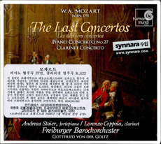 [중고] Andreas Staier, Lorenzo Coppola / Mozart : Piano Concerto No.27 &amp; Clarinet Concerto K.622 (수입/Digipack/hmc901980)