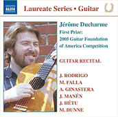 [중고] Jerome Ducharme / Ginastera : Guitar Sonata, Rodrigo : Piezas Espanolas (수입/8570189)