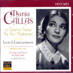 [중고] Maria Callas / The Four Madnesses From Lucia Di Lammermoor (수입/4701)
