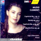 [중고] Lilya Zilberstein / Clementi : Sonata, Capriccio, Monferrinas (수입/cd93096)
