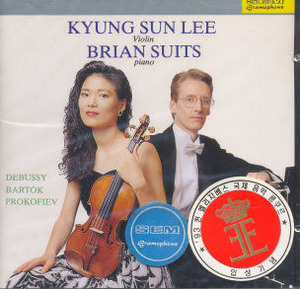 [중고] Kyung Sun Lee, Brian Suits / Debussy &amp; Bartok &amp; Prokofiev : Vioin and Piano (ds0039)