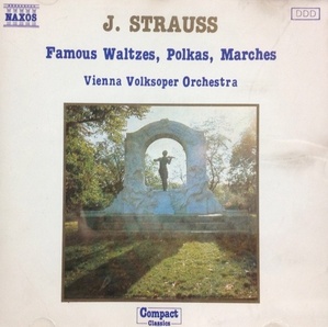 [중고] Vienna Volksoper Orchestra / Strauss: Famous Waltzes, Polkas, Marches (수입/8550049)