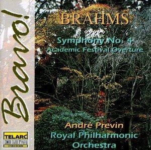 [중고] Andre Previn / Brahms : Symphony 4, Academic Festival Overture (수입/cd82006)