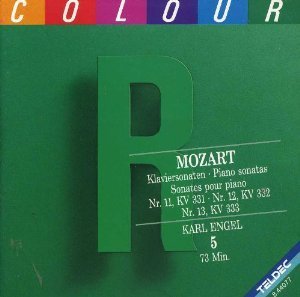 [중고] Karl Engel / Mozart : Piano Sonatas No.11, 12 &amp; 13 (수입/844077)