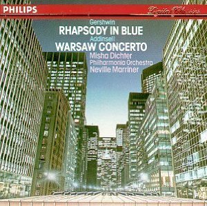 [중고] Misha Dichter, Neville Marriner / Gershwin: Rhapsody In Blue, Addinsell:  Warsaw Concerto (수입/4111232)