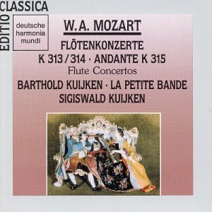 [중고] Barthold Kuijken, Sigiswald Kuijken / Mozart : Flute Concerto No.1 K.313, No.2 K.314, Andante K.315 (수입/gd77054)