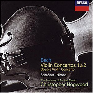 [중고] Christopher Hogwood / Bach : Violin Concertos Nos.1-2, Concerto for 2 Violin BWV 1043 (수입/4000802)